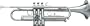 B127 Scholastic Student Bb Trumpet Silver