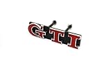 GTI All Red Front Grille Mount Badge Emblem FOR Golf Polo GTI MK4 MK5 MK6