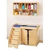 Changing Table with Stairs & Overhead Combo Unit