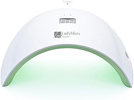 24W Professional UV LED Lamp Nail Dryer Double Light Lamp Machine for Curing Nail Gel Polish Nail Art Tool USB+Charger (24w Green)