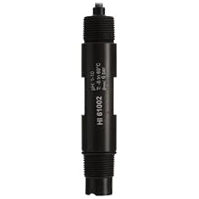 Hanna Instruments HI6100205 Amphel PVDF Flat Tip Amplified pH Electrode with Matching Pin and BNC Connector, 0-10 pH, 5m Cable