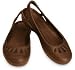 crocs Women's Malindi Flat Slingback,Brown,9 M