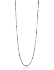Lena Skadegard "Thaleia" Three 22k Gold Beads with Labradorite Necklace