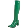 Funtasma by Pleaser Women's Halloween Gogo-300 Boot,Forest Green Stretch Patent,14 M