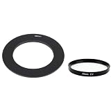 eForCity 58mm Ultra Violet (UV) Lens Filter + 58mm Lens Ring Adapter