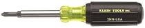 Klein 32476 5-in-1 Screwdriver/Nut Driver, Yellow and Black