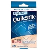Spenco 2nd Skin QuikStik Adhesive Dressing, Large, 4 ea