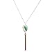Agate Bohemian Jewelry For Women Mosong Jewels Long Tassel Pendant Necklace
