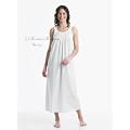 Full Length Sleeveless Nightdress Cotton Mix by Slenderella Size 12-14 + 24-26