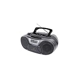 jWin JXCD483 Portable AM/FM MP3 CD Player with Cassette Player