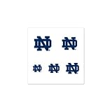 Notre Dame Fighting Irish Official Logo Fingernail Tattoos