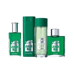 Jungle Man Duftstet, Eau de Parfum 50 ml, Parf�miertes Haar- & K�rper-Shampoo 200 ml, Parf�miertes Deospray 100 ml, After Shave 100 ml