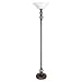 Cal Regency Bronze and Gold Torchiere Floor Lamp