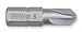 Torsion Bit, SAE, 1/4", Hex, 1, 1", PK2
