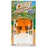Lysol Cling, Clip-On Toilet Bowl Deodorizer & Cleaner, Orange Grove 1 set