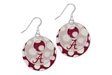 Alabama Crimson Tide Capiz Double Shell Earrings