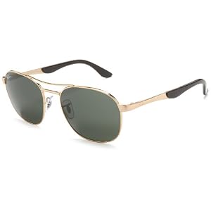Ray-Ban RB3424 Rounded Navigator Sunglasses