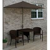 Adena 36in Java Wicker 7.5ft Olefin Set Choco