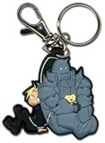 Full Metal Alchemist Brotherhood Anime Edward & Alphonse Die-Cut Keyring GE4804IMAGE