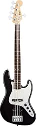 Fender Standard MIM Jazz V 5 String Black Electric Bass
