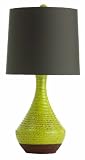 Arteriors Home 17416-543 Treva Electric Moss Hand Thrown Terracotta Lamp
