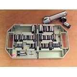 Battery Case and Tester (Gray) (14.5" x 8.5" x 2")