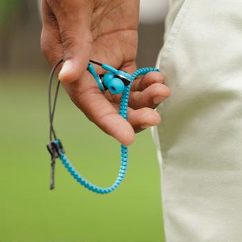 Zipbuds tangle free earbuds earphones headphones zippers in-line mic/remote microphone