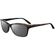 Oakley Confront Women's Lifestyle Designer Sunglasses w/ Free B&F Heart Sticker - Black Tortoise/Grey