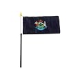 Maine Flag 4 x 6 inch