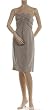BCBG RUNWAY GRAVEL SILK WVN LACE BOW DRESS NEW 8