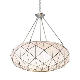 Tetra 4-Light Chandelier with Chrome Hardware by Landmark