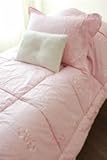 Calming Pink Floral College Comforter Set Twin Xl