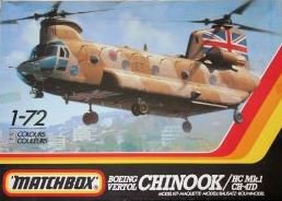 CH-47D Chinook Helicopter 1-72 Plastic Model Kit by Matchbox CH-47D Chinook Helicopter 1-72 Plastic Model Kit by Matchbox
