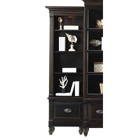 Shelter Island Left Bookcase Marimba Wood by Stanley
