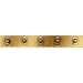 Progress Polished Brass 4 or More Bulb Broadway Lights Bath Bar