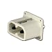 Amphenol Industrial 10-638977-000 Rectangular Connector Pin, Receptacle, Press-Fit Latch Coupling, PCB Termination, 2 Contacts, 3.6mm Contact Size, 69 Amps Current