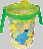 Sesame Street Friends Take & Toss Plastic Sippy Cups (2 piece)