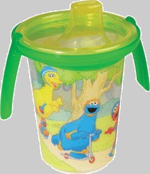 Sesame Street Friends Take & Toss Plastic Sippy Cups (2 piece)
