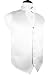 Tuxedo Vest Solid Satin with White Bowtie
