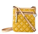 Dooney & Bourke Crossword Letter Carrier in Yellow