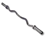 Olympic Curl Bar Club Quality with Collars 2 Tone Finish