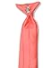 Vesuvio Napoli Boy's CLIP-ON NeckTie Solid CORAL PINK Color Youth Neck Tie