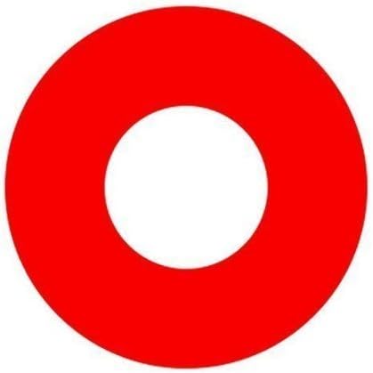 Lolokus Unisex Anime Cosplay Prop Colored Eyes Contacts Lenses Red for Cosplay Halloween