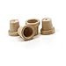 Mylittlewoodshop Pkg of 12 - Flower Pot - 5/8 inches tall and 9/16 inches wide at opening unfinished wood (WW-FP0625-12)