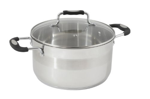 Crealys - 507331 - Marmite Inox Tous Feux Dont Induction - Ligne Drpege - Diametre 24cm