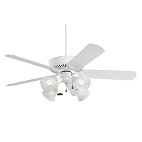 Emerson CF4800CK Premium Indoor Ceiling Fan, 50-Inch or 42-Inch Blade Span, Chalk Finish by Emerson