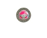 Tarina Tarantino Hello Kitty Pink Head Bridal Crystal Ring -