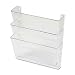 Universal Products - Universal - 3 Pocket Wall File Starter Set, Letter, Clear - Sold As 1 Set - Expandable system lets you customize your wall filing system. - Mounting hardware included. - Extra durable plastic.