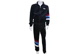 Fila Men's Velour Navy Side Stripe Complete Tracksuit / Sweatsuit