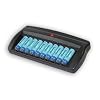 T-6988 10 Channel Smart Charger with 10 Tenergy AA 2600 mAh NiMH Rechargeable Batteries